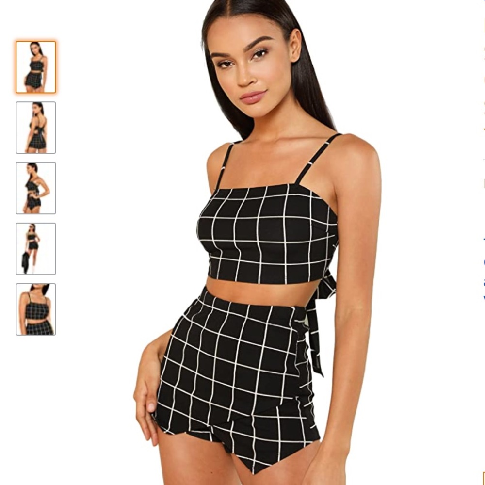 Checkered Two Piece set